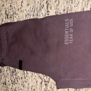 Fear of God Essentials Purple Sweatpants